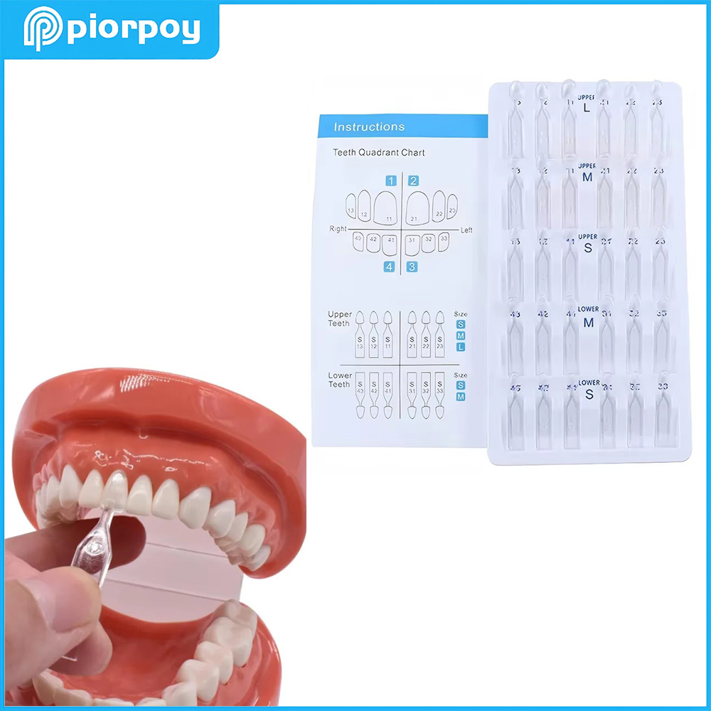 Teeth Whitening Kit - PIORPOY Dentystyczne Kompozytowe Fary z Żywicy